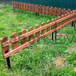 Декоративный забор из дерева фото